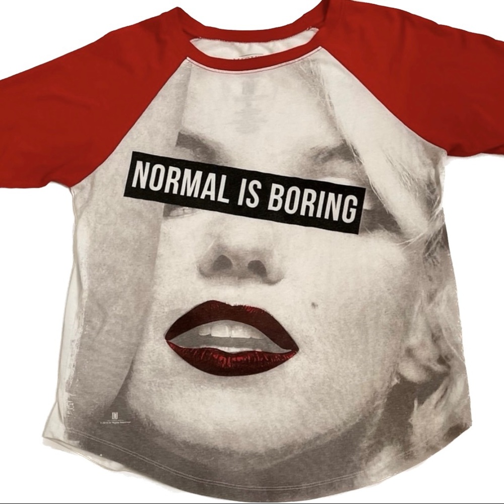 Limited Edition Lip Print Marilyn Tee/T-Shirt